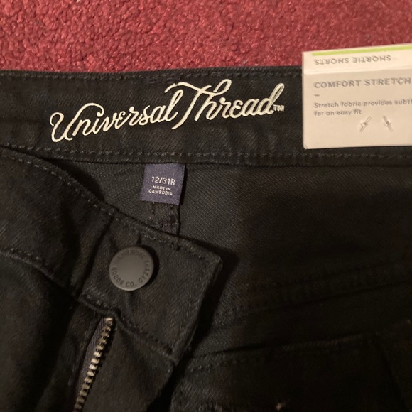 Universal Thread (Target) Black Denim Shorts - Picture 3 of 3
